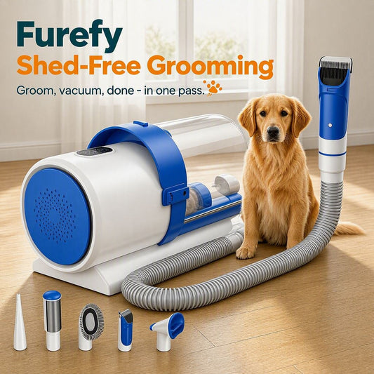 Furefy™ Pet Grooming Vacuum Kit