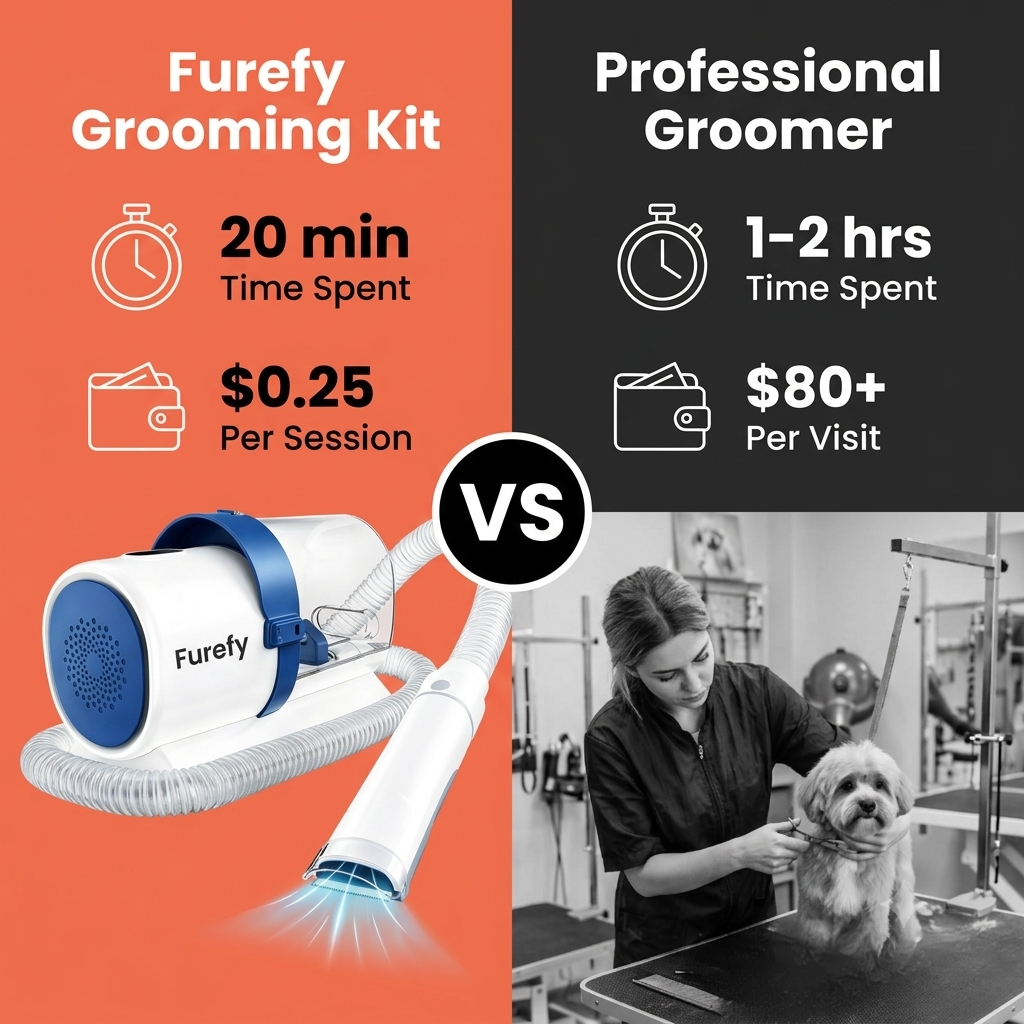 Furefy™ Pet Grooming Vacuum Kit